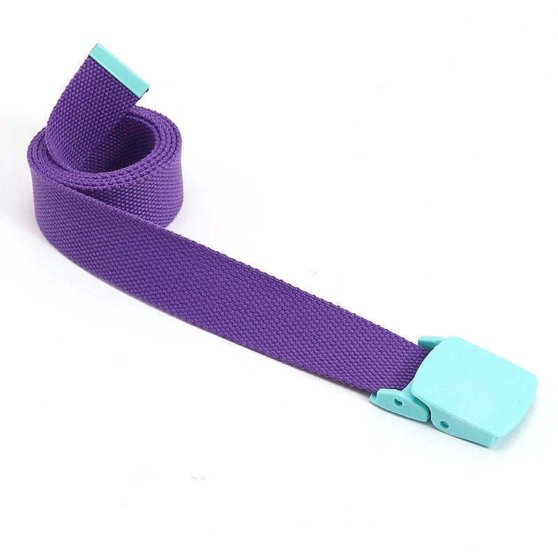 Colorful Canvas Tactical Belt Unisex Fashion Casual Luxury Trend Jeans Accessories Youth Nylon Girdle Cute Kids Hunting Belt