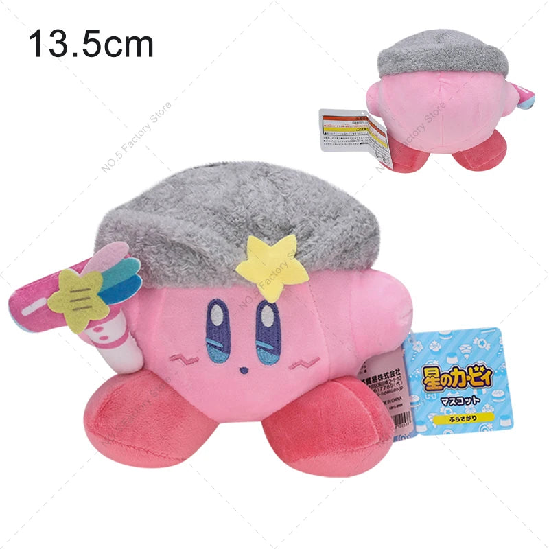 Cute Multicolor Kirby Plush Toy Kawaii Anime Star Kirby Sword Kirby Waddle Doo Elfilin Stuffed Doll Peluche Birthday Gifts