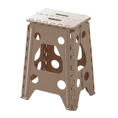 Portable Foldable Stool Outdoor Indoor Dining Table Chair 18 Inch Folding Step Stool 400 LBS Capacity Collapsible Plastic Stools
