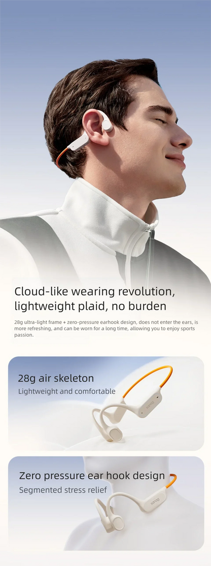 Sanag Bone Conduction Bluetooth Earphone 32GB Memory IPX8 Swimming Headphones Flash-sale Wireless Headset MP3 Earbuds