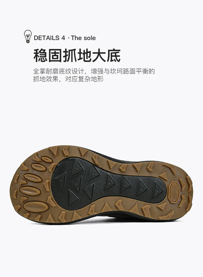 Men's Summer Breathable Non-slip Athletic Shoes, Cushioning Casual Footwear for Running, Travel, Outdoor Hiking and Mountaineeri