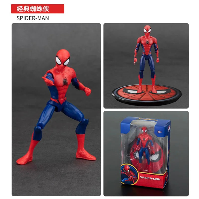 ZD Toy Spider-man BASE AGGREGATION GAMEPLAY ELECTRO GREEN GOBLIN Miles Morales Collection Infinity Saga Figure Toy