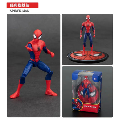 ZD Toy Spider-man BASE AGGREGATION GAMEPLAY ELECTRO GREEN GOBLIN Miles Morales Collection Infinity Saga Figure Toy
