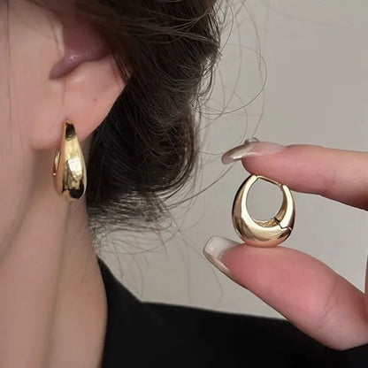 3 Piece Fashion Stainless Steel Round Star Drop Earrings Set for Women 18K Gold Plated Dangle Earring Punk Unisex Rock Jewelry