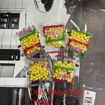 Soft Bullet Toy Gun Manual G17 Style, Lower Magazine Outdoor CS Game Toy Gift