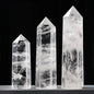 Natural Stone and Crystals Point Wand Witchcraft Rose Quartz Amethyst Home Decor Mineral Reiki Healing Stones Crafts Room Decor
