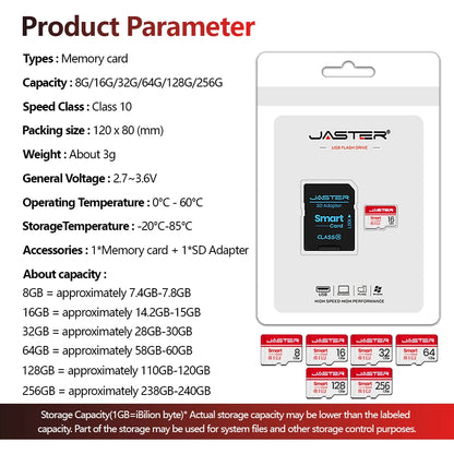 High Quality Memory Card Micro Tf SD Card 256GB 128GB Class 10 TF Card 64GB 32GB 16GB 8GB External Pen Drive Flash Memory Disk