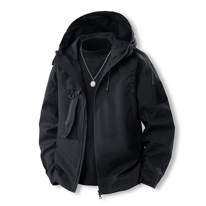 Men autumn and winter cotton jacket, warm and comfortable padded thick down jacket 2023 New double-sided cotton jacket M-5XL