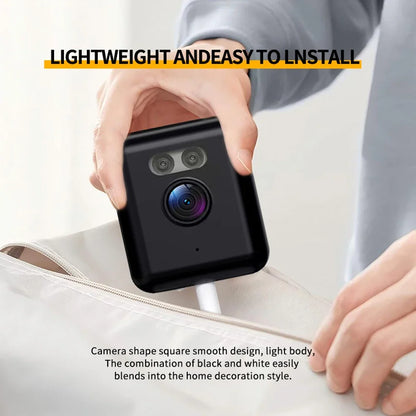 5MP Mini Cube Camera 2.4G Wifi Indoor Security IP Cam with Two Way Audio 2K Human Detection Smart Home Baby Monitor Tuya