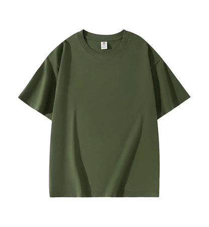 3pcs/lot Custom Workwear 100% Cotton T Shirt 220g Printed Embroidered Team Group Clothing Personalized Work Clothes Uniforms