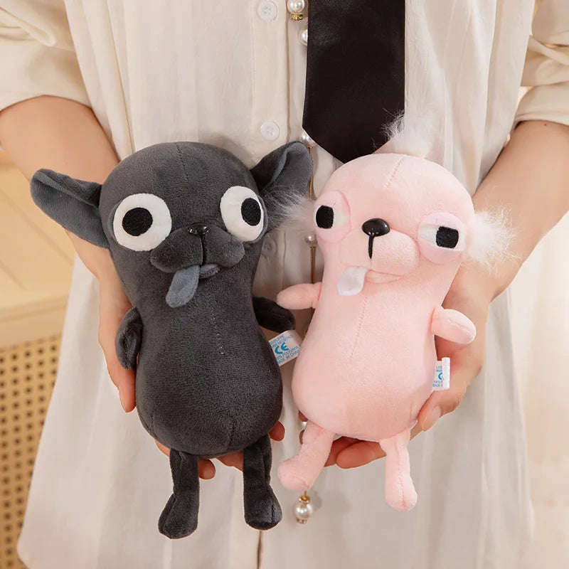 15/25cm Stuffed Animals Chihuahua Plush Toy Keychain Pendant Puppy Pet Chihuahua Dolls Kawaii Realistic Chihuahua Simulation Dog