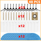 Compatible For iLife A30 Pro Robot Vacuum Cleaner Replacement Parts Kit Main Brush Side Brush HEPA Filter Mop Cloth Dust Bag