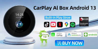Grandnavi Android 13 3in1 CarPlay Ai Box Wireless Android Auto USB Adapter For Youtube Netflix Tiktok Universal AI Box Plug Play