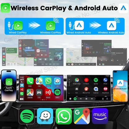 Mini 5 Pro CarlinKit 5.0 Wireless CarPlay Dongle Wireless Android Auto Adapter AI Smart Box Car Intelligent Systems For OEM Car