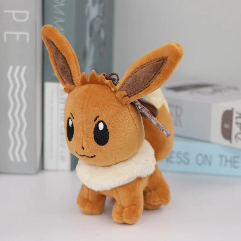 Pokemon Plush Keychain Anime Jigglypuff Gengar Sprigatito Urchin Mimikyu Sylveon Mew Umbreon Rowlet Stuffed Plushies Toys Gifts