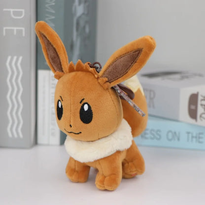 Pokemon Plush Keychain Anime Jigglypuff Gengar Sprigatito Urchin Mimikyu Sylveon Mew Umbreon Rowlet Stuffed Plushies Toys Gifts