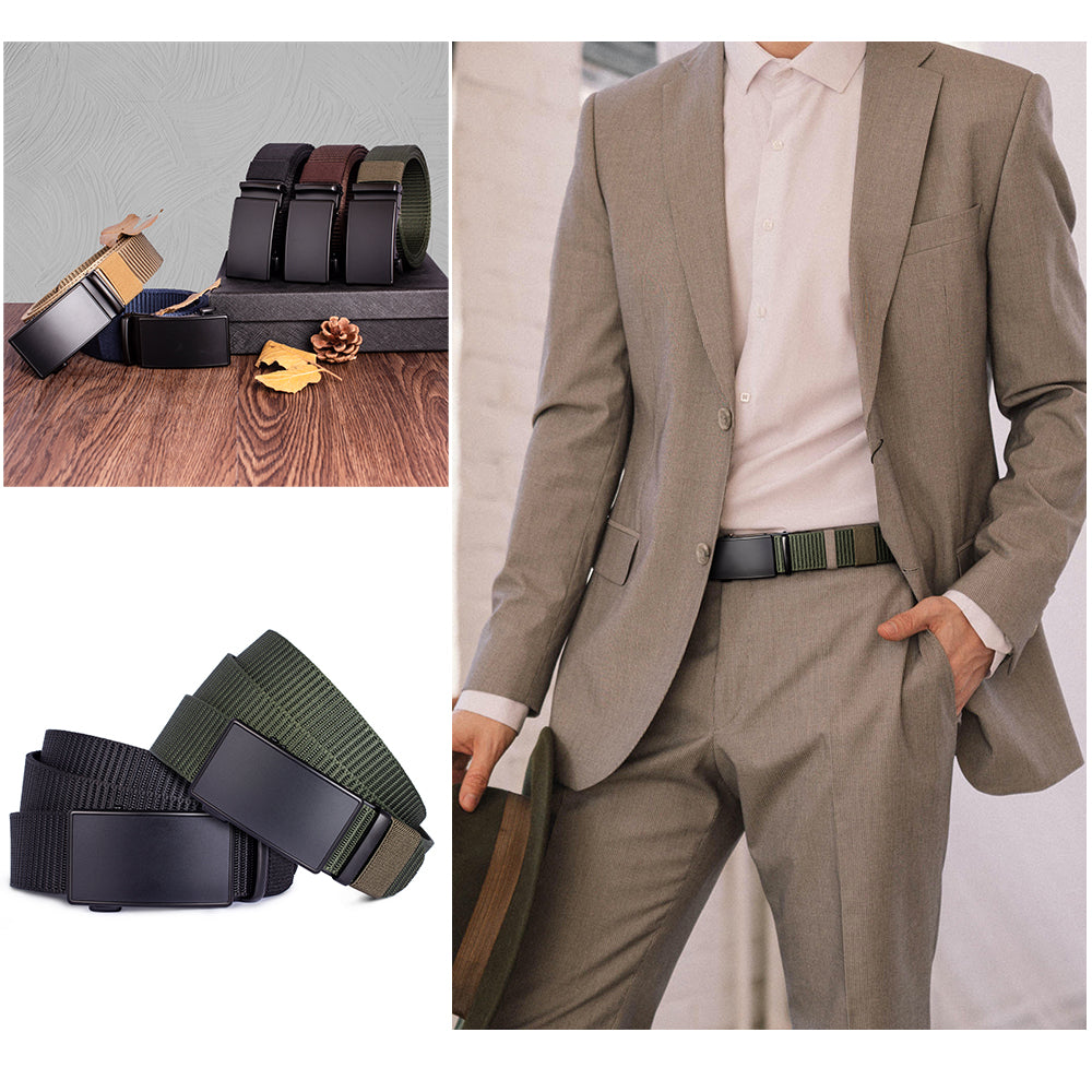 Automatic Buckle Light Comfortable Nylon Military Belt Outdoor Hunting Multifunctional Tactical Canvas Belt High Quality Men Bel