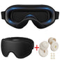 Sleep Mask ,Blackout Eye Masks for Sleep - 3D Breathable Soft Comfortable Eye Mask With Noise-cancelling earplugs
