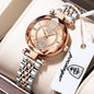 POEDAGAR High Quality Exquisite Wristwatch For Woman Waterproof Stainless Steel Date Quartz Ladies Watch Elegant Women's Watches