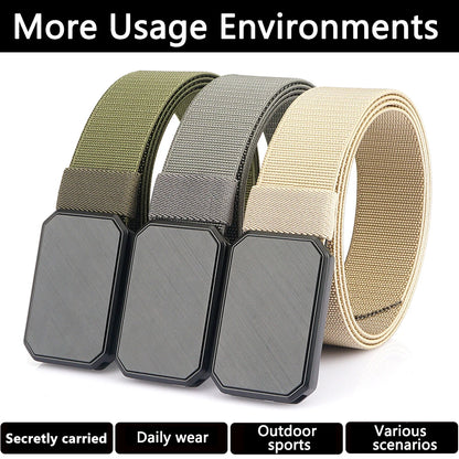 TUSHI Men Belt Aluminium Outdoor Hunting Tactical Multi Function Combat Survival High Quality Marine Corps Canvas For Nylon Male