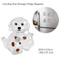 Transparent Dog Hair Storage Container Adorable Pet Keepsake Capsule Pendant With Key Ring for Pet Lovers DIY Memorial Keychain