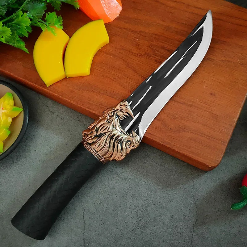 Buther Boning Knife Stainless Steel Chef Slicing Meat Fish Fruit Knife Sharp Plastic Handle Barbecue and Cooking Kitchen Knives