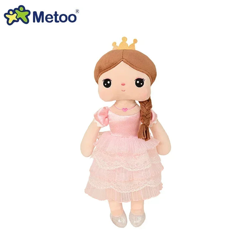 Original 38cm Metoo Angela Dolls Pink Sweet Fairy Tale Princess Cute Toy Beautiful Skirt Dolls Birthday Holiday Gifts For Kids