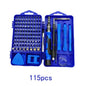 115 in 1 Multifunctional Screwdriver Set Electronic Repair Tools for Computer Phone and Household Use Insulation Screwdriver Kit