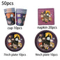 Harry Potter Theme Party Favors Gifts Bag Slap Bracelets 50pcs Stickers Keychains Birthday Souvenir Supplies Classroom Rewards
