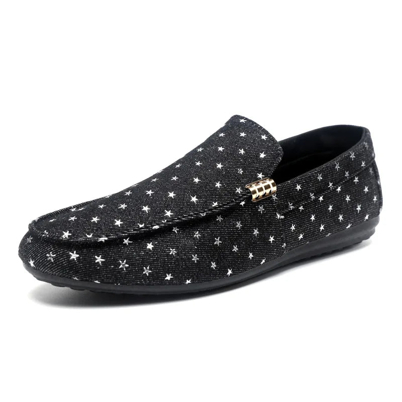 Spring summer fashion casual driving shoes one foot lazy shoes men's single shoes
