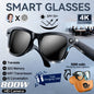 2026Nowe okulary AI z kamerą 8MP 4K HD Męskie 3600mAh Power Bank Pamięć 32G Okulary tłumaczące 160+ Wodoodporne inteligentne okulary przeciwsłoneczne Damskie
