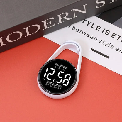 LED Electronic Hanging Watch Portable Digital Display Pocket Watch Pocket Style Waterproof Luminous Pocket Watch