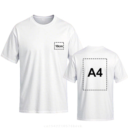 Diy Add Your Own Custom Text Name Men's T Shirt Casual Dress High Quality Mens T-shirt 5xL Personalized Message Band Tshirts