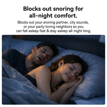 HTC NE76 Sleep Earbuds AI Translator Bluetooth Earphones Mini Invisible Soft Wireless Sleep Aid Headphones In-Ear Headset