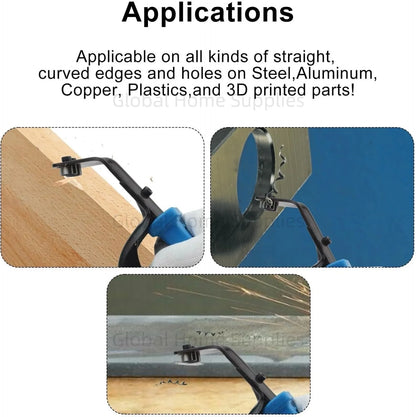 DB1000 Sheet Metal Deburring Tool (Double Burr) 0-12mm Range Professional Burr Trimming Cutter Metal Deburring Tools