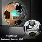 Luminous Reflective Soccer Ball Size 5 - Holographic Football, Cool Long-Lasting Glow, Durable Synthetic Leathe