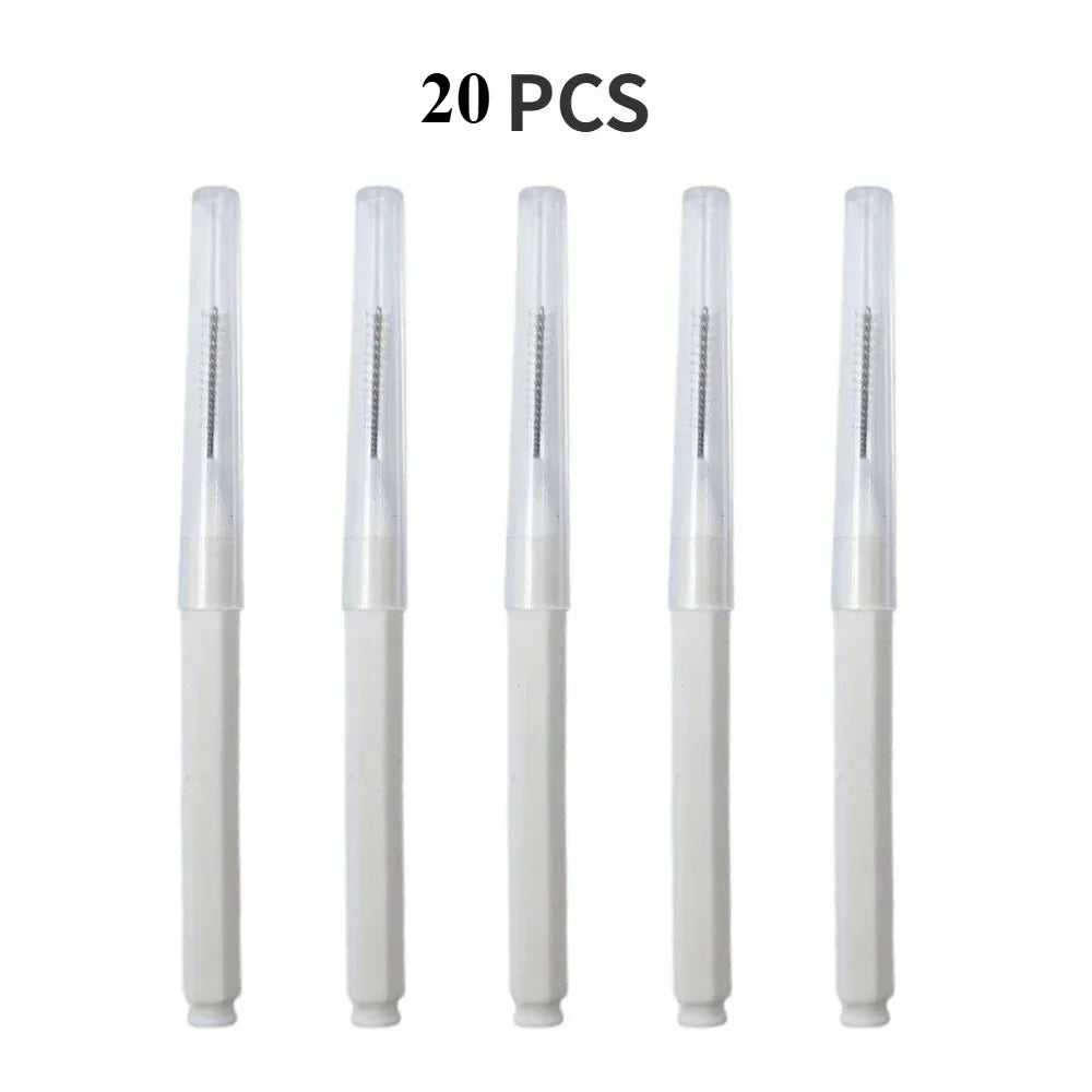20/50PS Portable Mini Eyebrow Brushes Disposable Eyelash Brow Lifting Brush Applicators Lash Extension Comb Beauty Makeup Tools