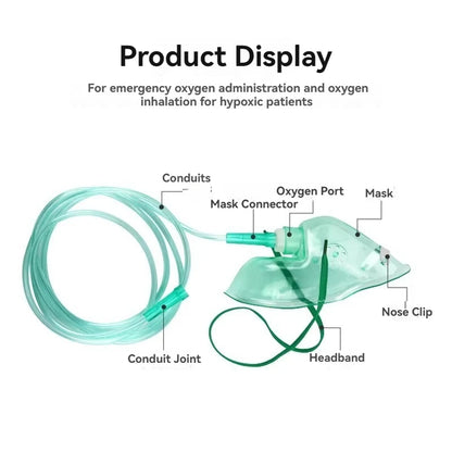 Oxygen Mask Oxygen Concentrator Full Face Mask For Adults Children Oxygen Concentrator Accessories Oxygen Concentrator Mask