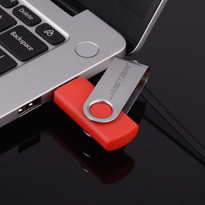 USB 3.0 Pendrive Memory Stick 4GB 8GB 16GB 32GB 64GB Metal USB Flash Drive Pen Drive USB Stick 128GB Rotatable Mini U Disk