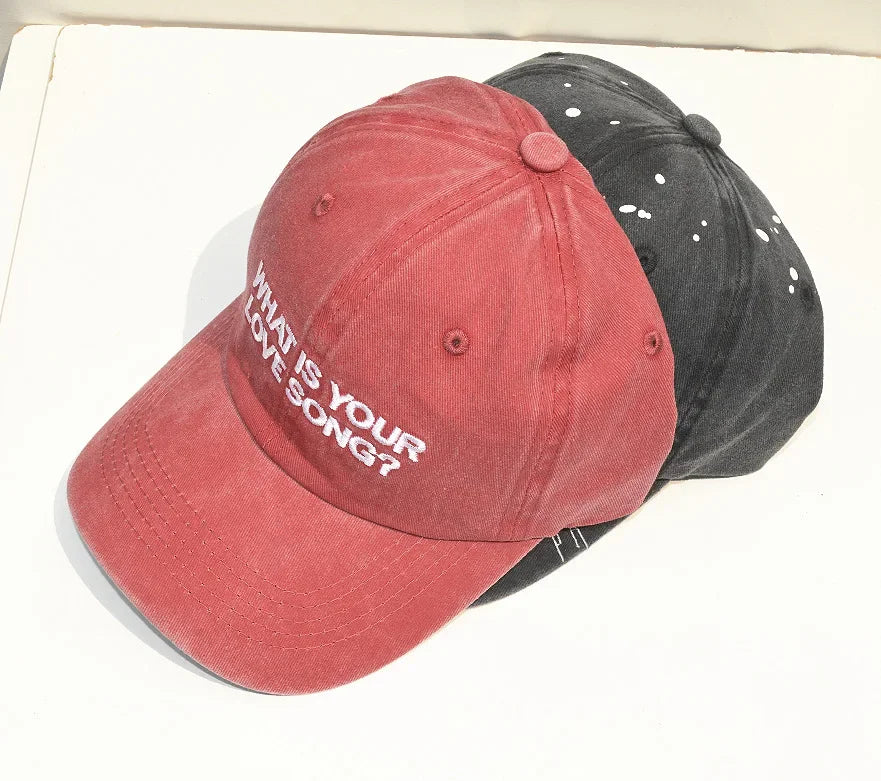 Letter Hat Canvas Bag Printed Embroidered Baseball Cap as a Gift Suitable for Fans' Daily Shopping