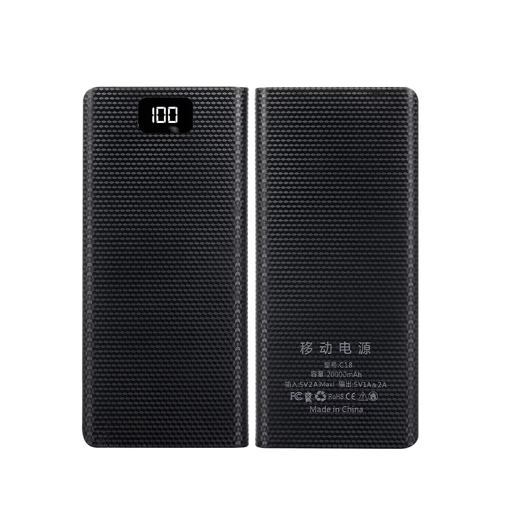 DIY 8*18650 Battery Power Bank Case Charge Storage Box 5V Dual USB Type C Battery Holder Box PD QC3.0 Fast Charge For SmartPhone