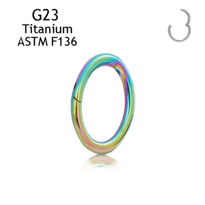 Classical Nose Rings G23 Titanium Anodizing Piercing Body Jewelry Basic Earrings Sexy Septum Piercing Nariz Gifts Safe Piercing
