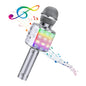 Wireless Bluetooth Karaoke Microphone with Built-in Speaker, Portable Singing Microphone for Kids Adults  with RGB Lights