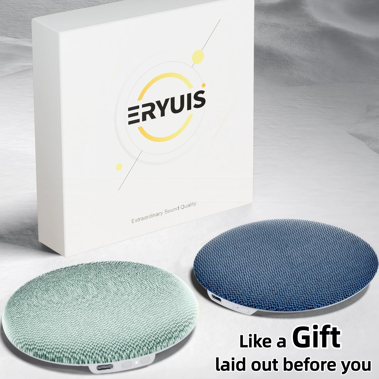2026 Upgrade: Round Bone Conduction Pillow Speaker, Airwave Conduction Sleep Aid Speaker, Available in Three Colors, Smart App T