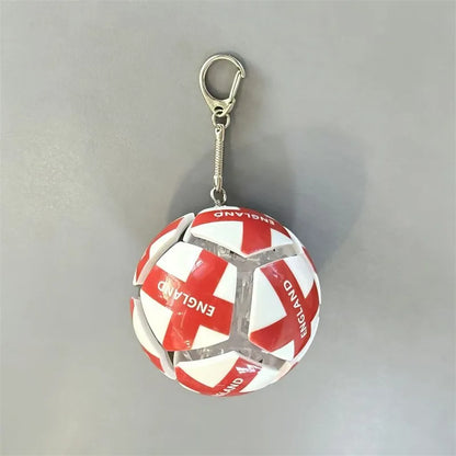 USA Mexico Canada All Country Flag Football Keychain Fidget Stress Ball Squishy Decompression Toy Anxiety Relief Fan Souvenir