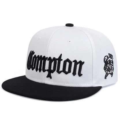 Men's Spring and Summer Hip-hop Hats Wide-brimmed Letters Camouflage Baseball Caps Youth Trendy Handsome Flat-brimmed Hats