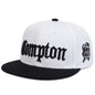 Men's Spring and Summer Hip-hop Hats Wide-brimmed Letters Camouflage Baseball Caps Youth Trendy Handsome Flat-brimmed Hats