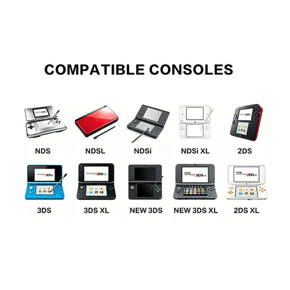 R4 Games Memory Card for 3DS Game Downloadable Flashcard Video Game Compatible with NDS MD GB GBC FC PCE Self Support