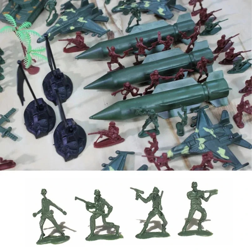 World War II Military Toy Soldier Model 307 Pieces 4cm Specially Prepared For Children Of Military Hobby Children Gift Packages