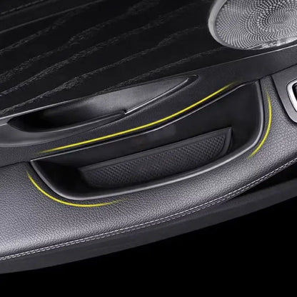 Car Door Handle Storage Box For Mercedes Benz C Class W205 2015-2021 GLC X253 C253 C205 2016-2022 LHD